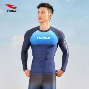 Men Hosa Long Sleeve Athletic Rash Guard