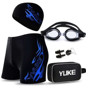 Complete Swim Gear Bundle Jammer Cap and Goggles