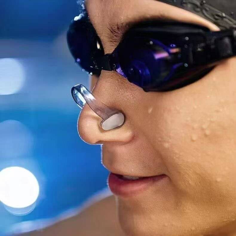 Professional Waterproof Swim Goggles and Nose Clip